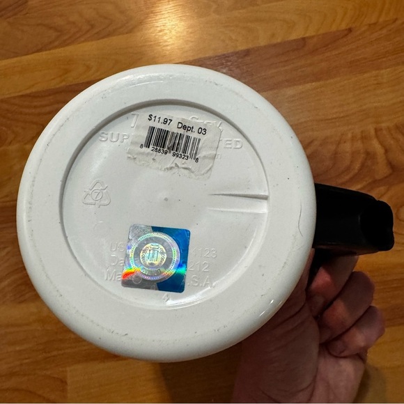 Syracuse Orange S.U. Thermo Mug Red White Hot And Cold 7.25” High Mug USA Made - Picture 7 of 8